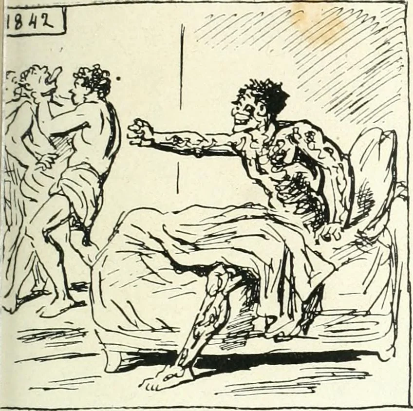 An illustration from Cham, 1853, leaf 392