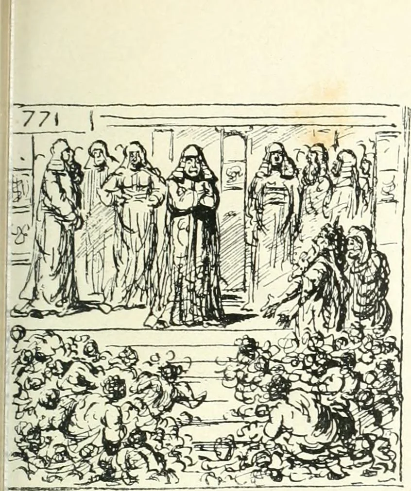 An illustration from Cham, 1853, leaf 396