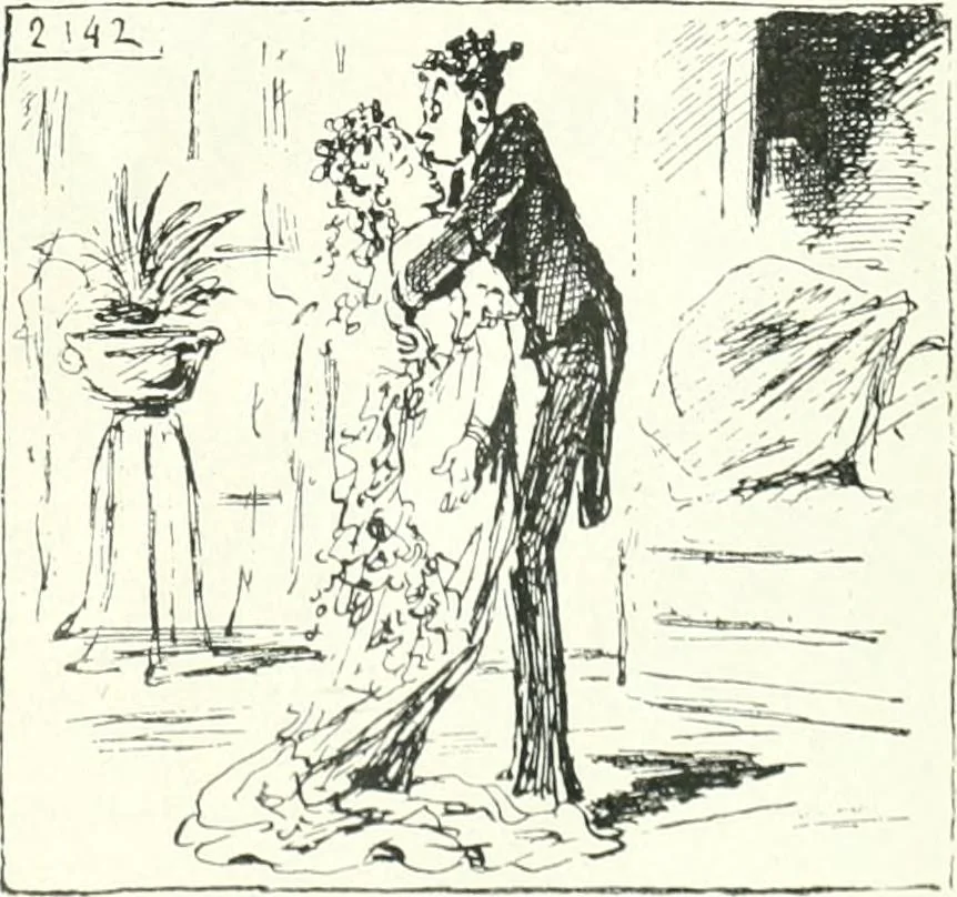 An illustration from Cham, 1853, leaf 396