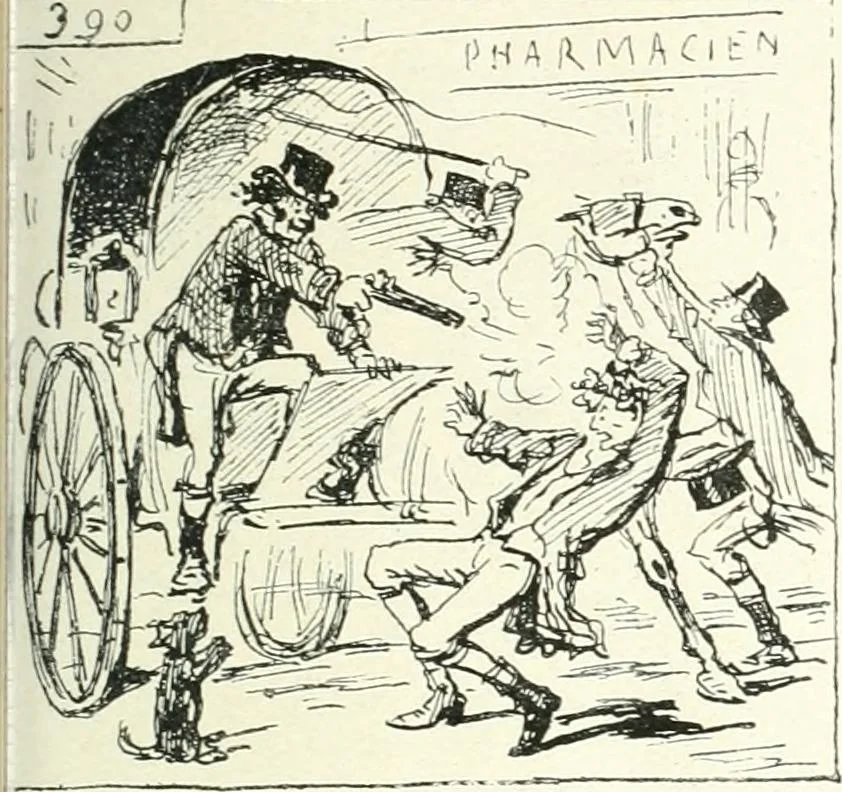 An illustration from Cham, 1853, leaf 398