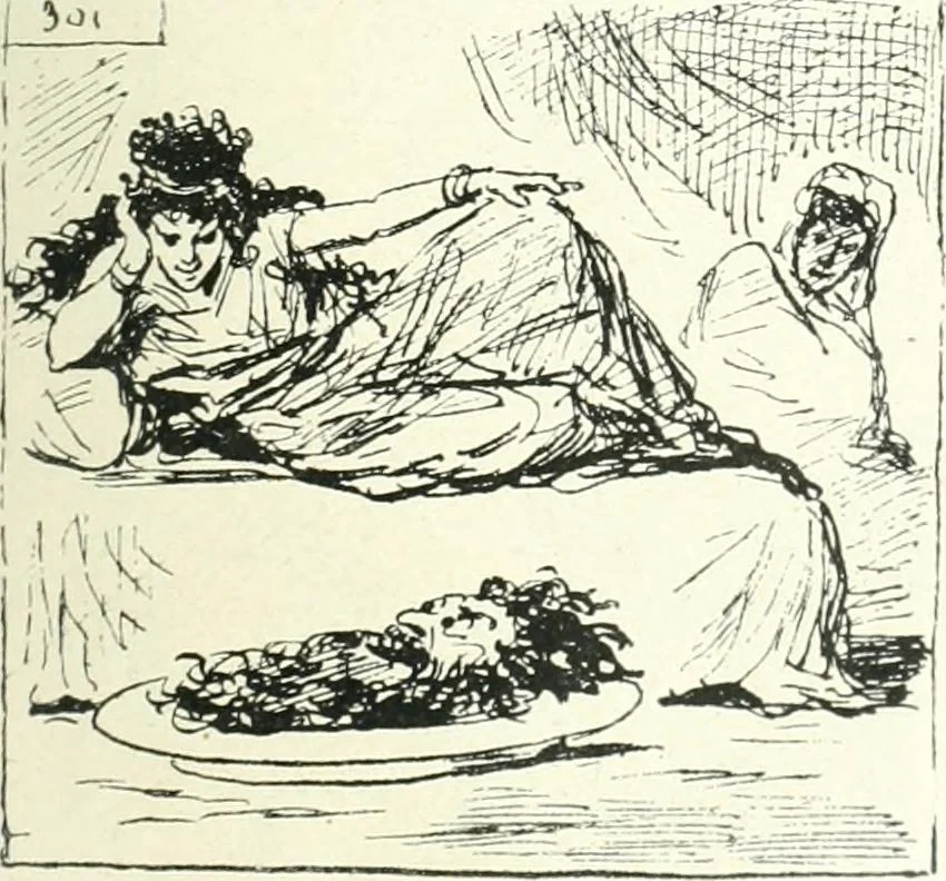 An illustration from Cham, 1853, leaf 400
