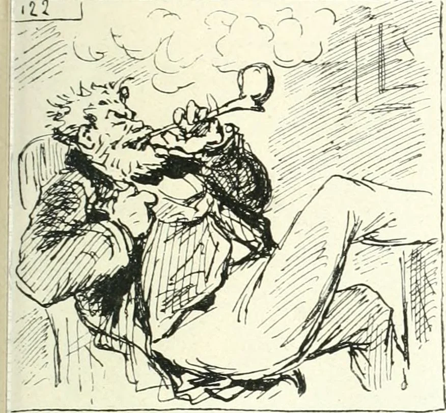 An illustration from Cham, 1853, leaf 408