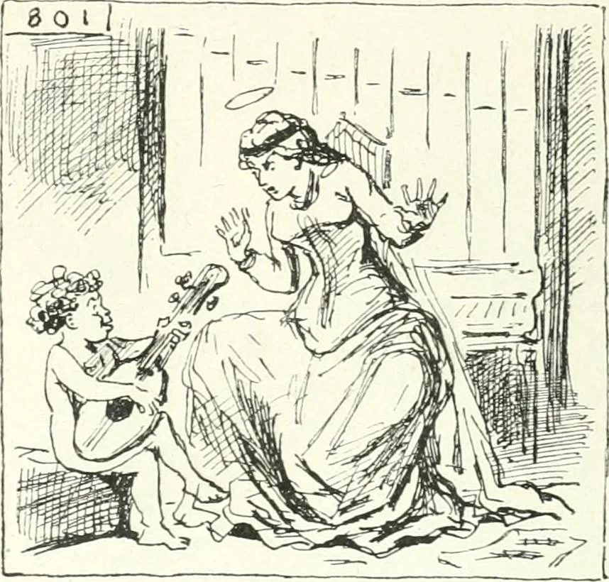An illustration from Cham, 1853, leaf 408