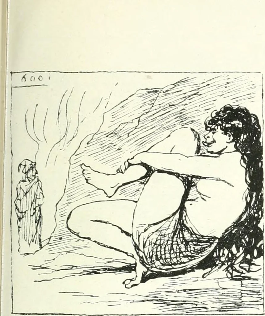 An illustration from Cham, 1853, leaf 412