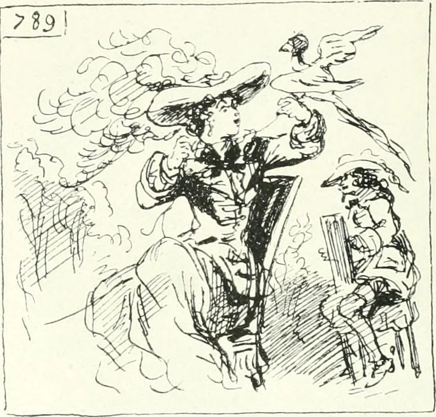 An illustration from Cham, 1853, leaf 414