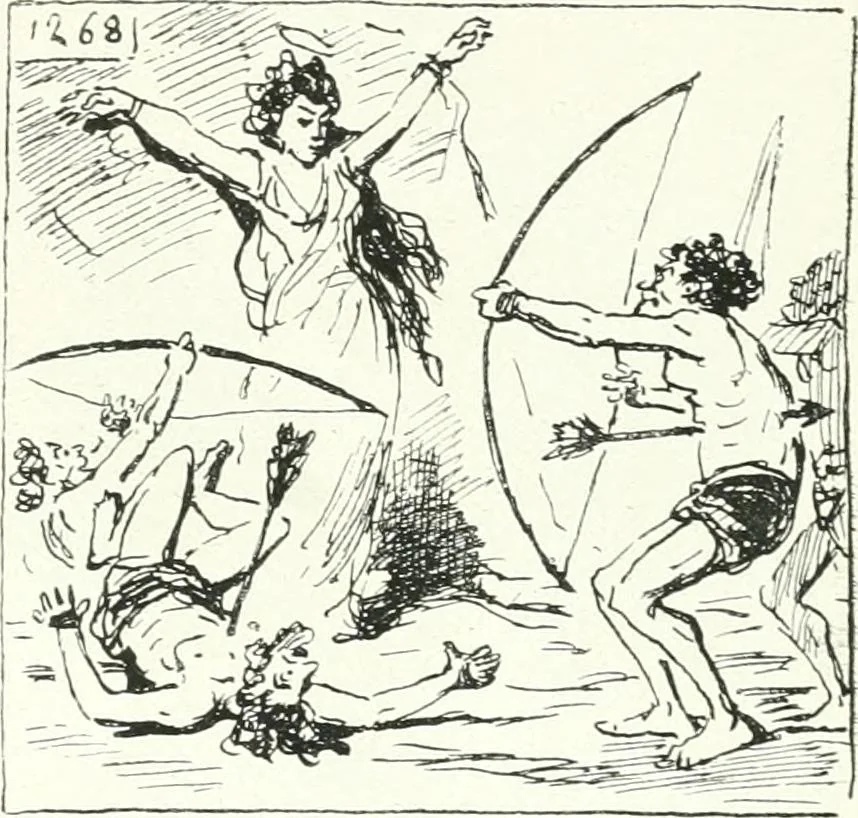An illustration from Cham, 1853, leaf 416
