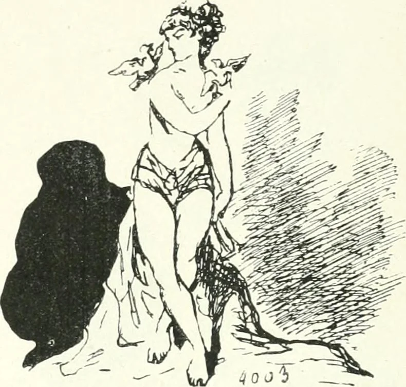 An illustration from Cham, 1853, leaf 418