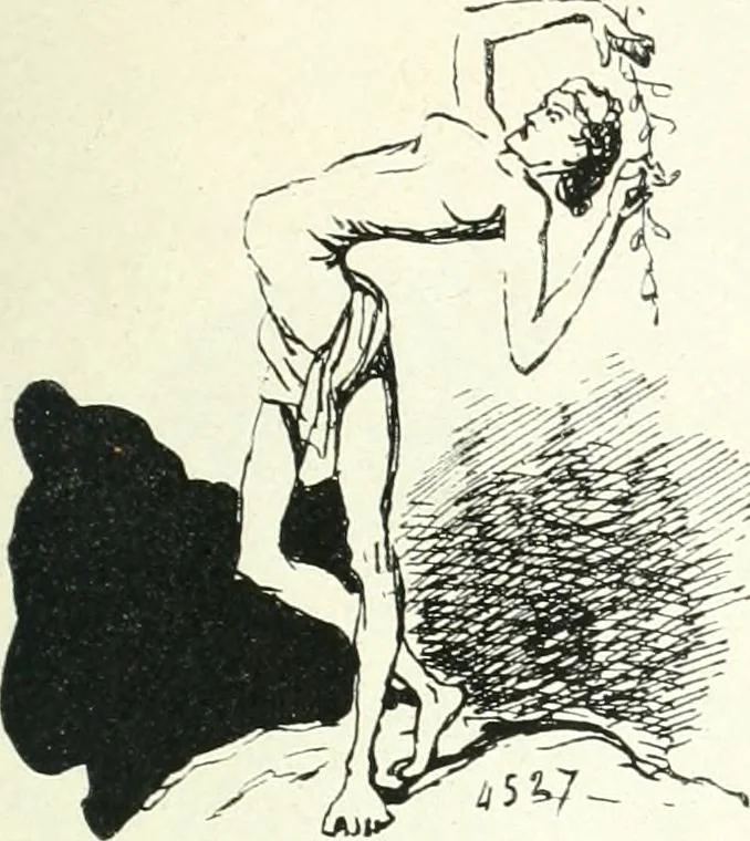 An illustration from Cham, 1853, leaf 420