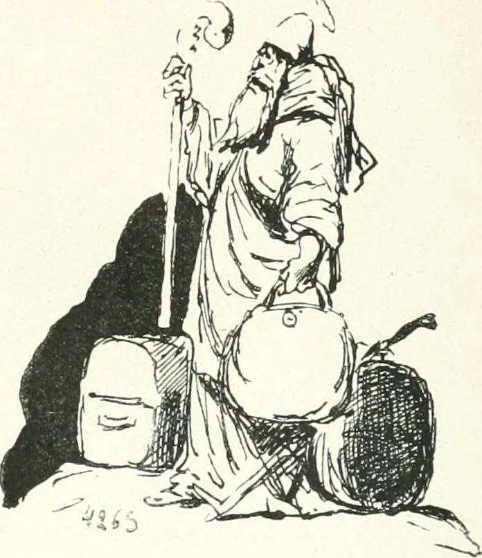 An illustration from Cham, 1853, leaf 422