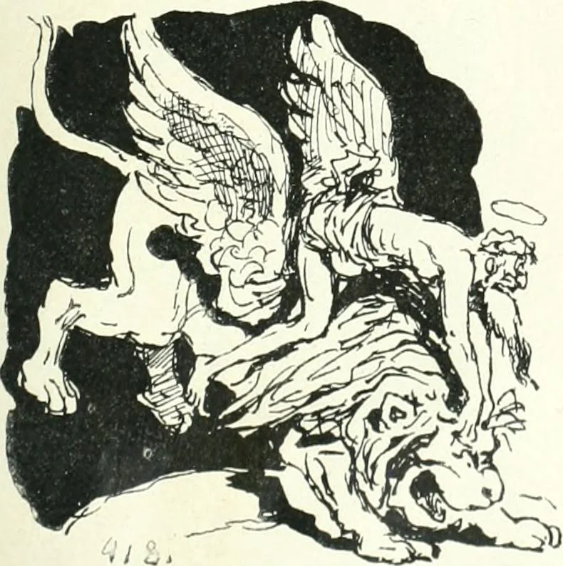 An illustration from Cham, 1853, leaf 422
