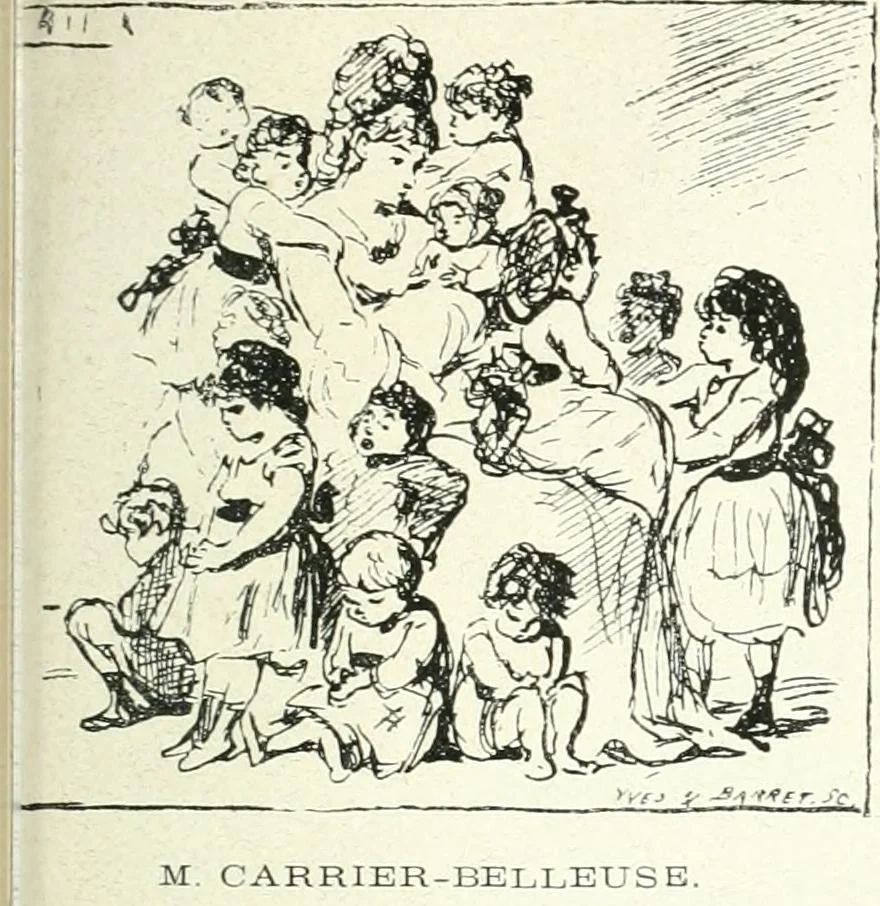 An illustration from Cham, 1853, leaf 424