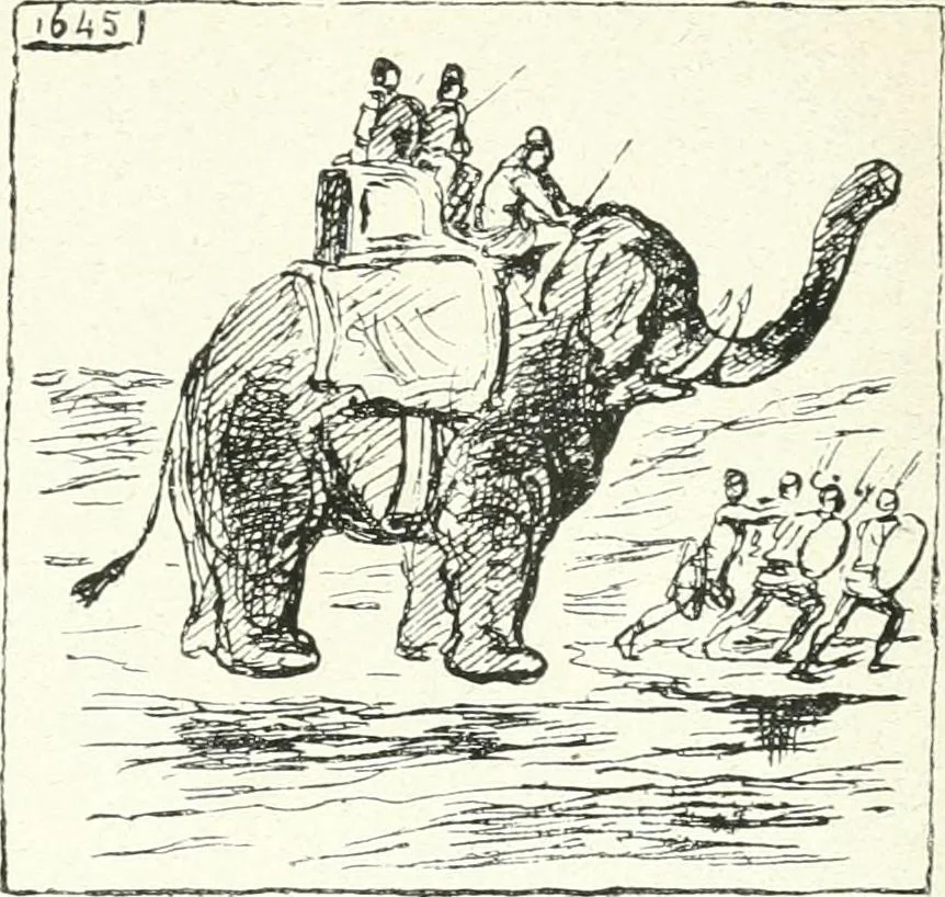 An illustration from Cham, 1853, leaf 424