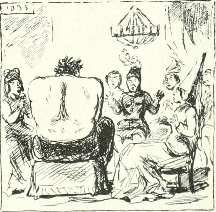 An illustration from Cham, 1853, leaf 424