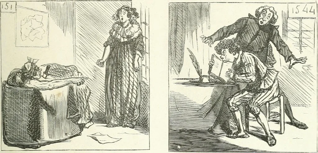 An illustration from Cham, 1853, leaf 46