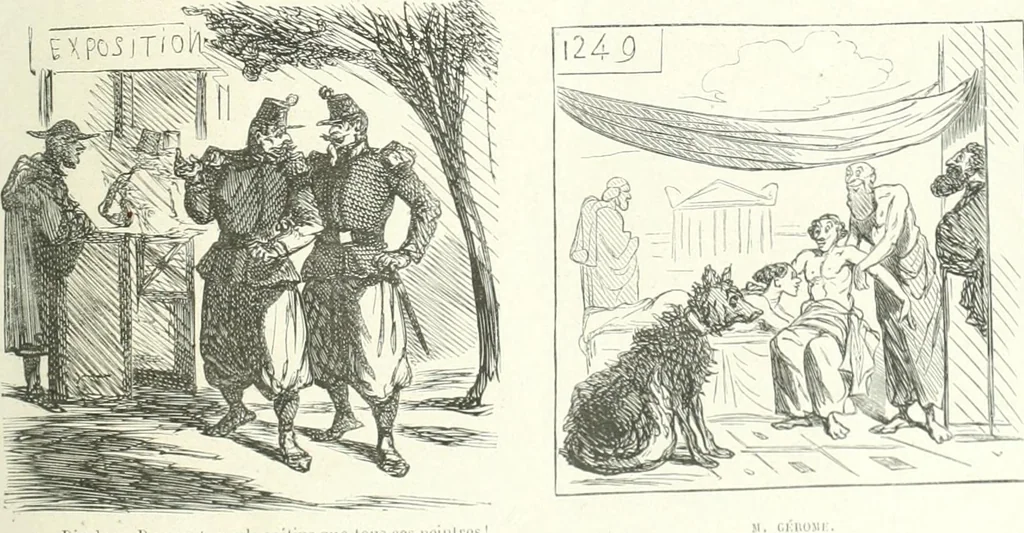 An illustration from Cham, 1853, leaf 50