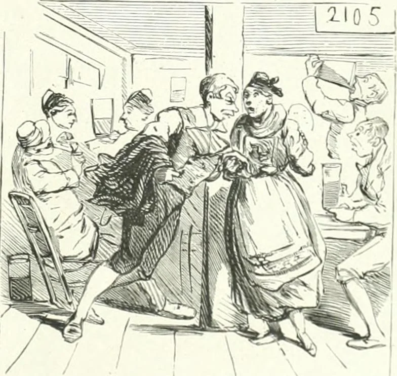 An illustration from Cham, 1853, leaf 54