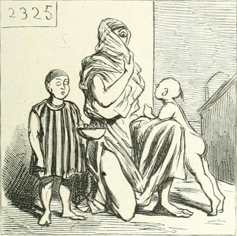 An illustration from Cham, 1853, leaf 56