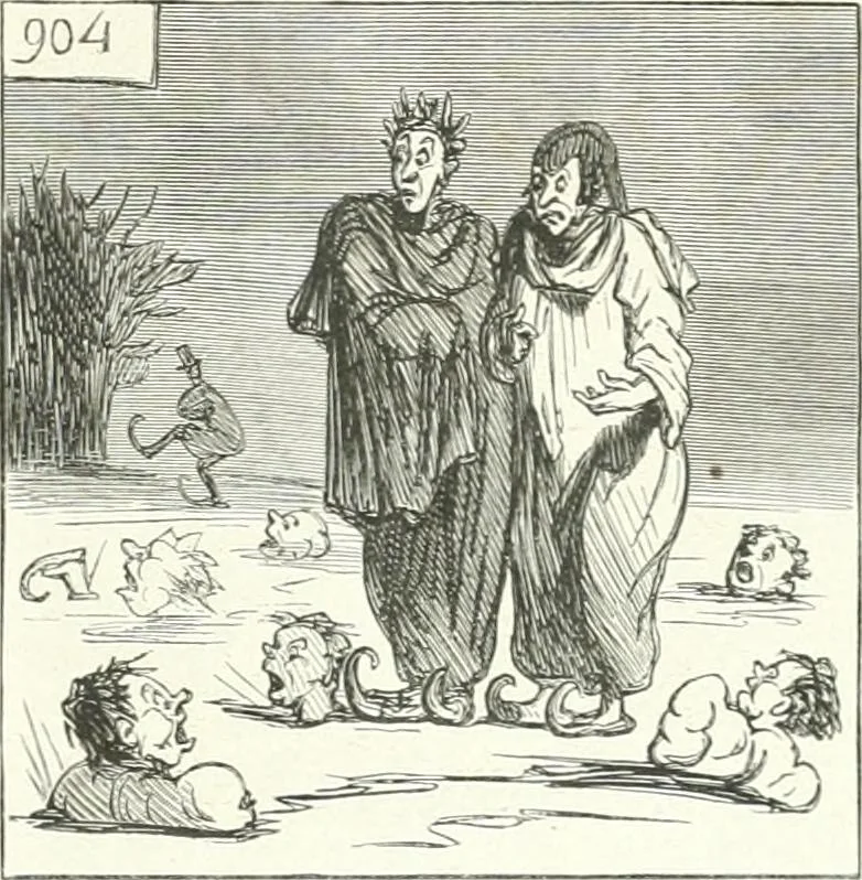 An illustration from Cham, 1853, leaf 56