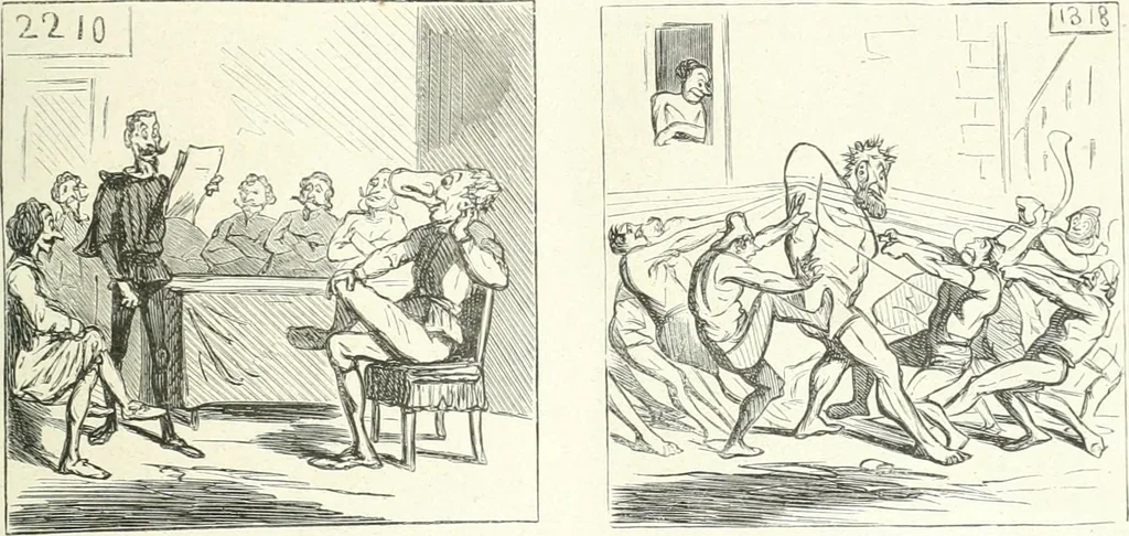 An illustration from Cham, 1853, leaf 58