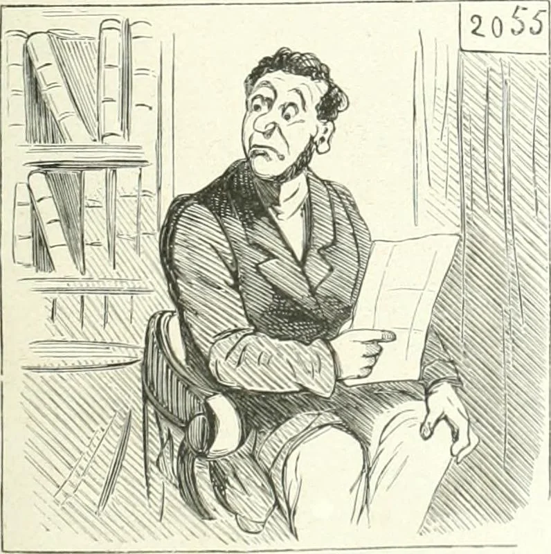 An illustration from Cham, 1853, leaf 58