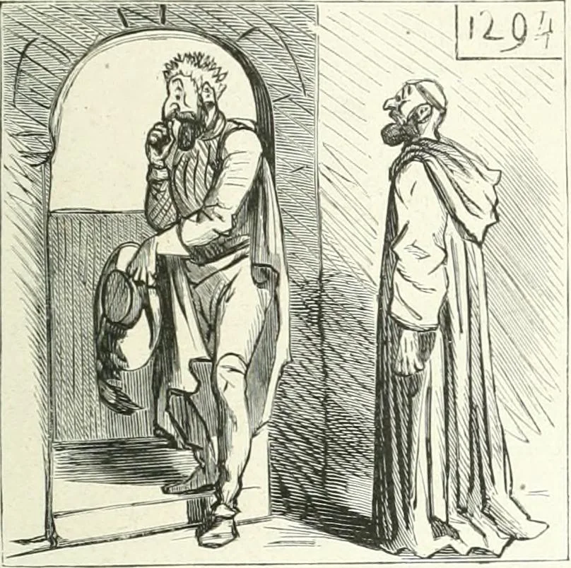 An illustration from Cham, 1853, leaf 60