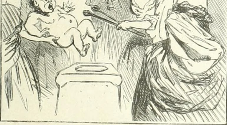 An illustration from Cham, 1853, leaf 64