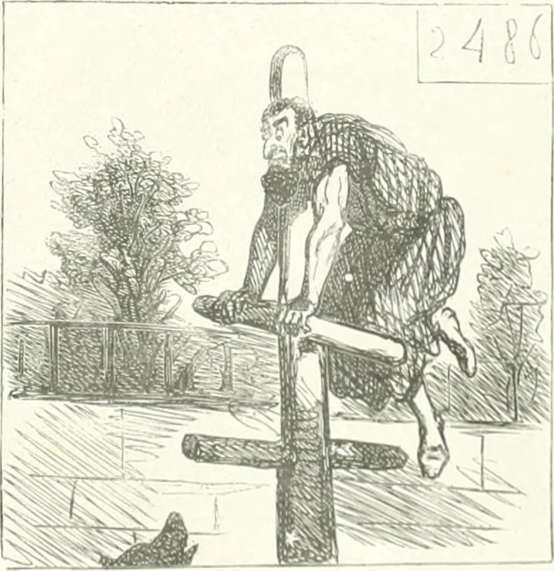An illustration from Cham, 1853, leaf 64