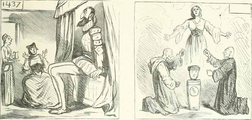 An illustration from Cham, 1853, leaf 68