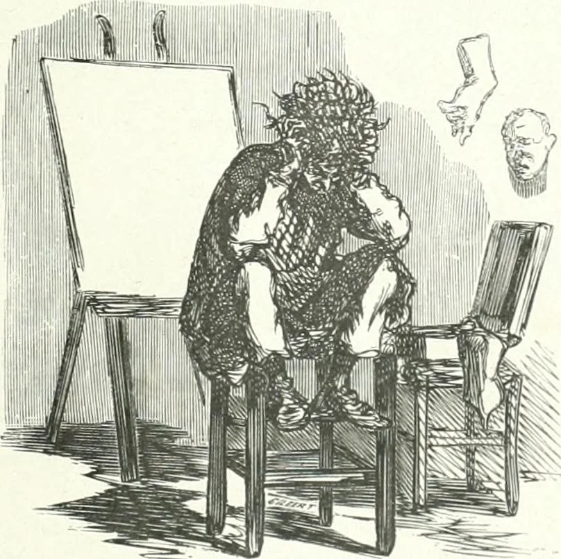 An illustration from Cham, 1853, leaf 72