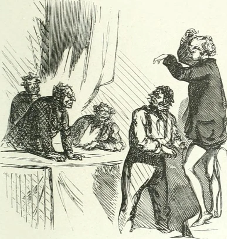 An illustration from Cham, 1853, leaf 76