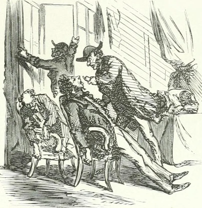 An illustration from Cham, 1853, leaf 76