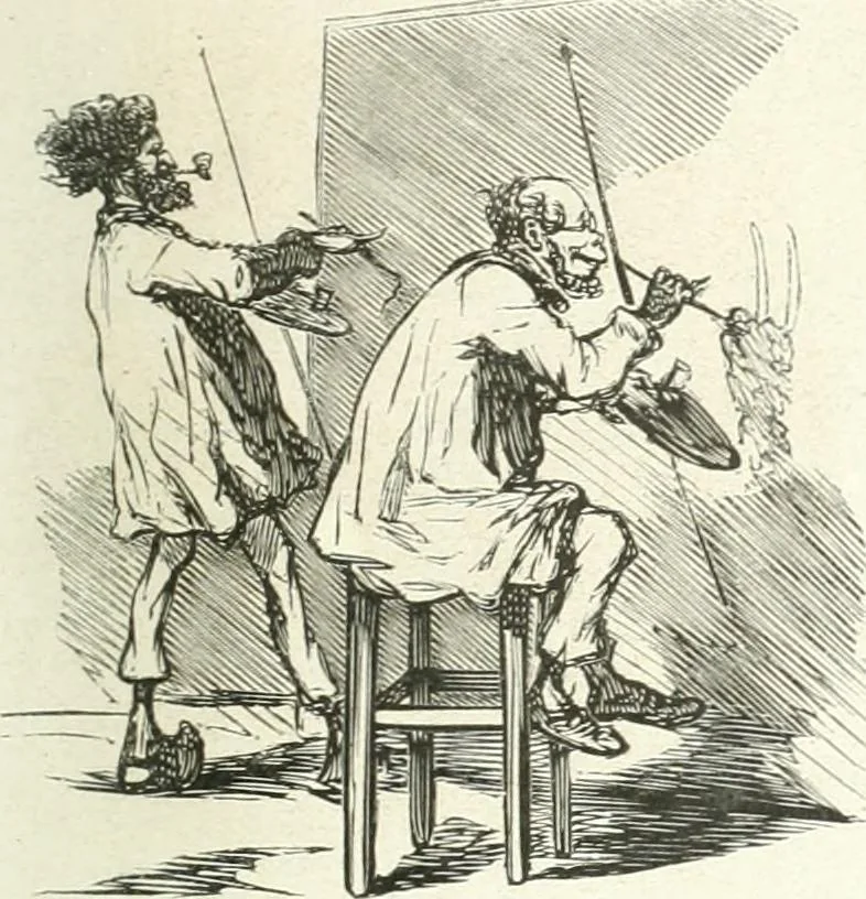 An illustration from Cham, 1853, leaf 78