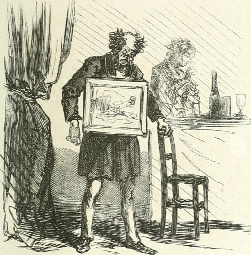 An illustration from Cham, 1853, leaf 80