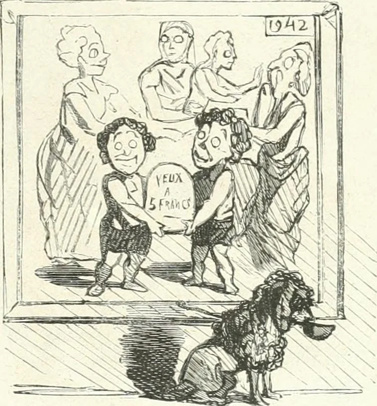 An illustration from Cham, 1853, leaf 80