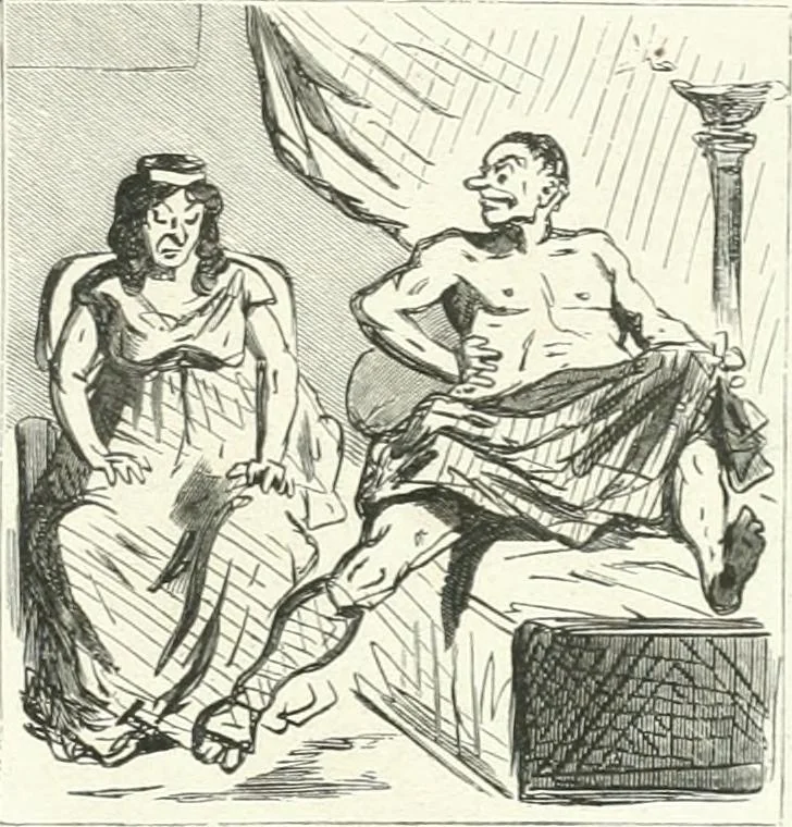 An illustration from Cham, 1853, leaf 82
