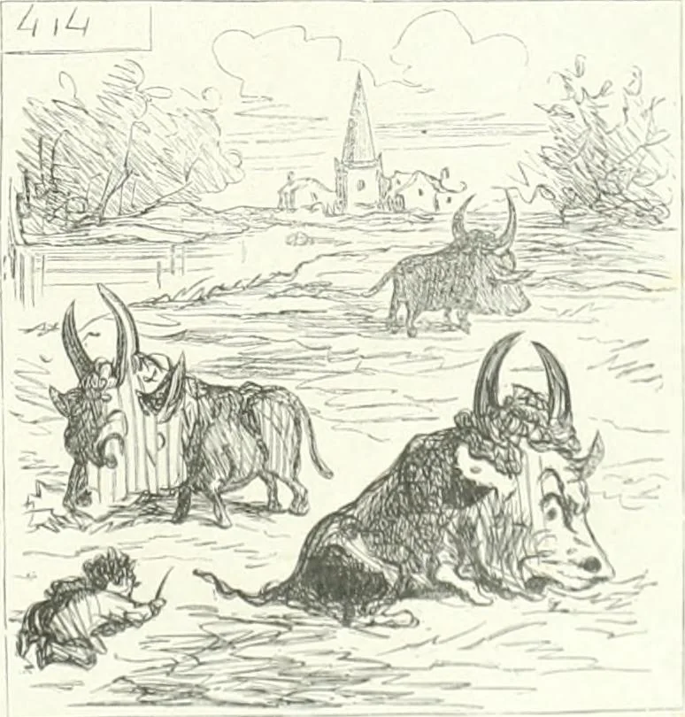 An illustration from Cham, 1853, leaf 86
