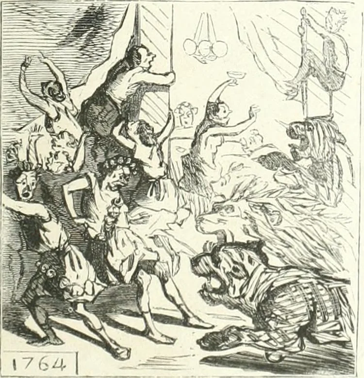 An illustration from Cham, 1853, leaf 88