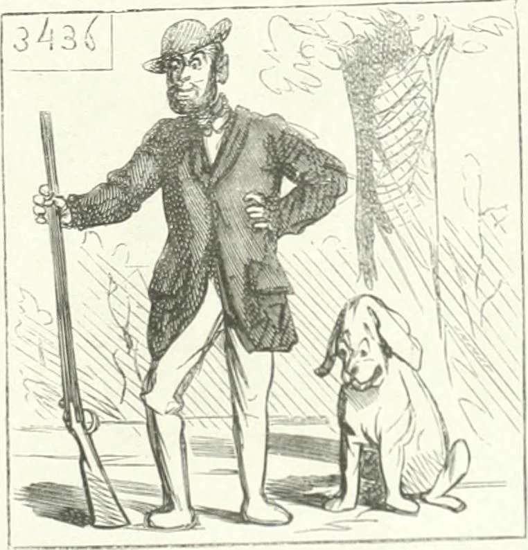An illustration from Cham, 1853, leaf 90
