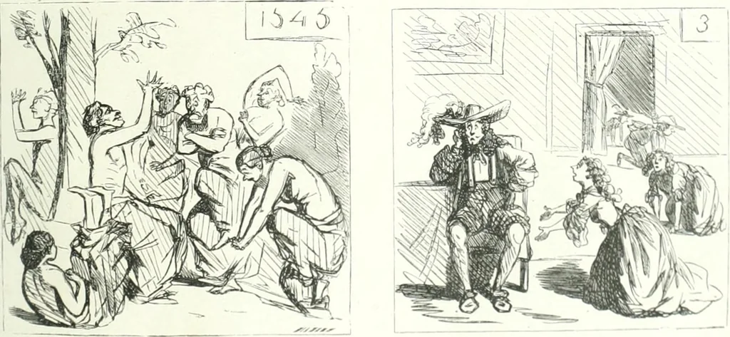 An illustration from Cham, 1853, leaf 96
