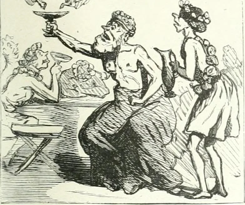 An illustration from Cham, 1853, leaf 98