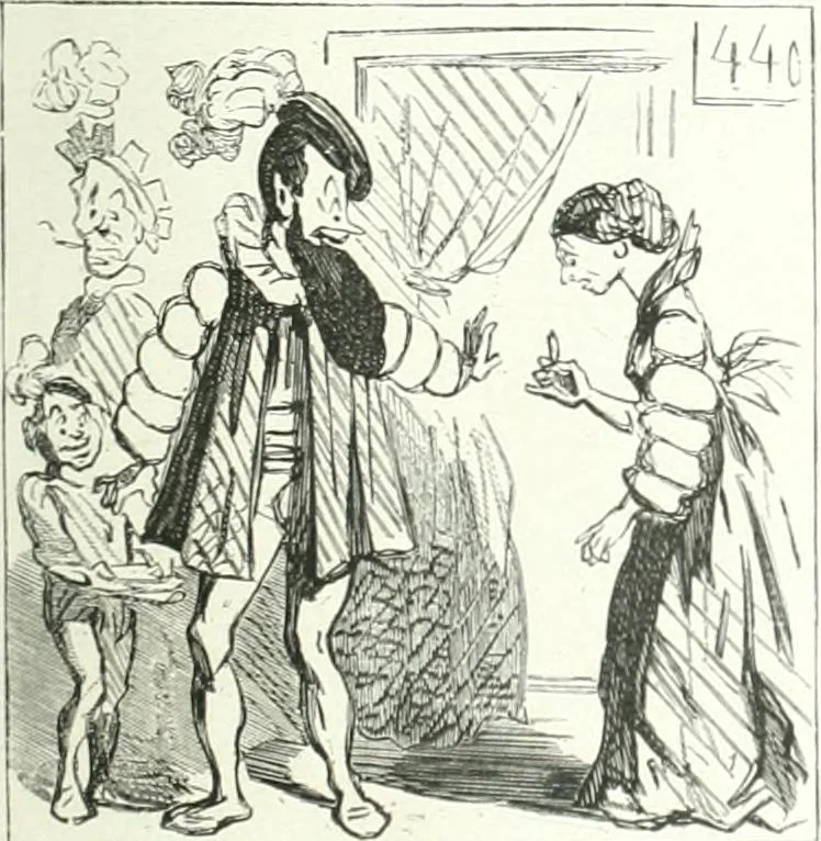 An illustration from Cham, 1853, leaf 98