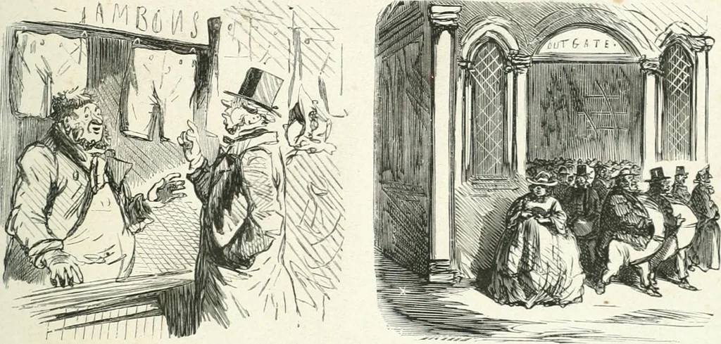 An illustration from Cham, 1853, leaf 100