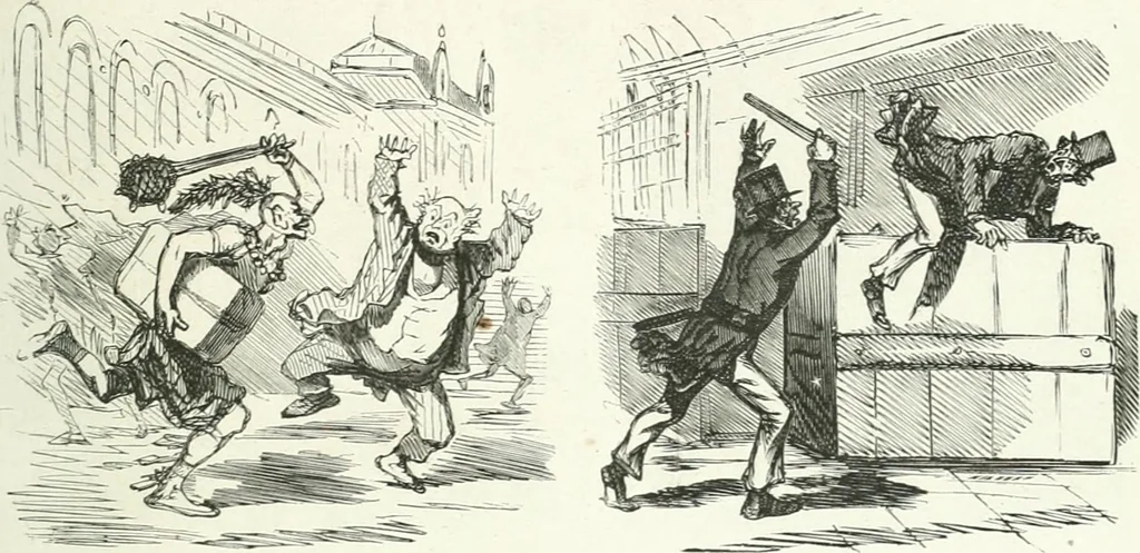 An illustration from Cham, 1853, leaf 104