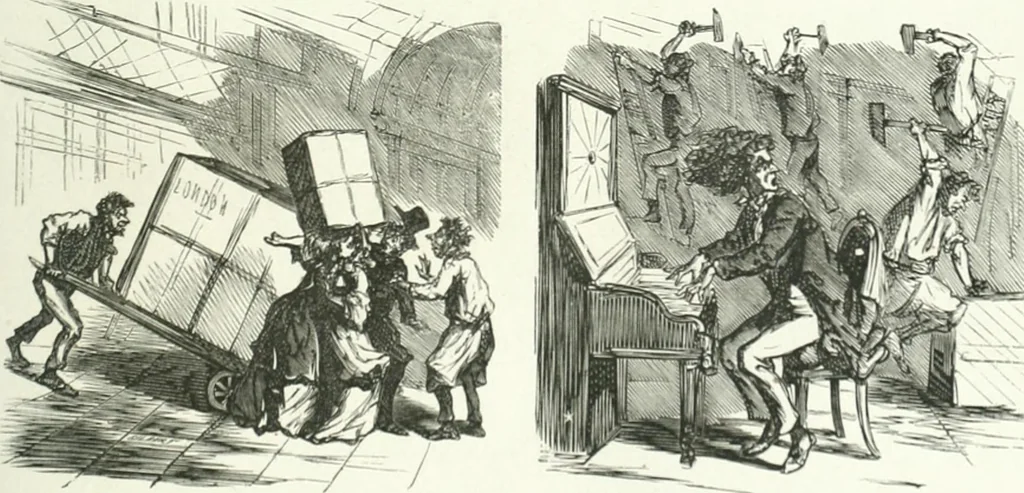 An illustration from Cham, 1853, leaf 104