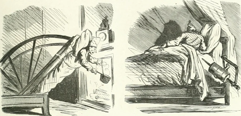 An illustration from Cham, 1853, leaf 106