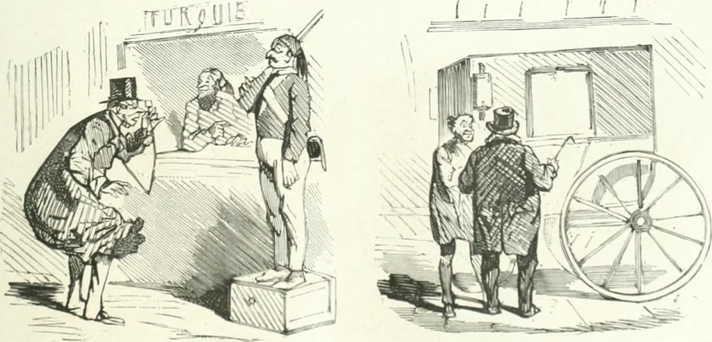 An illustration from Cham, 1853, leaf 106