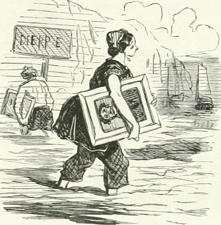 An illustration from Cham, 1853, leaf 108