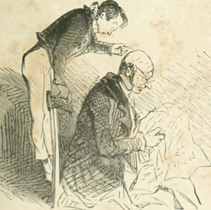 An illustration from Cham, 1853, leaf 12