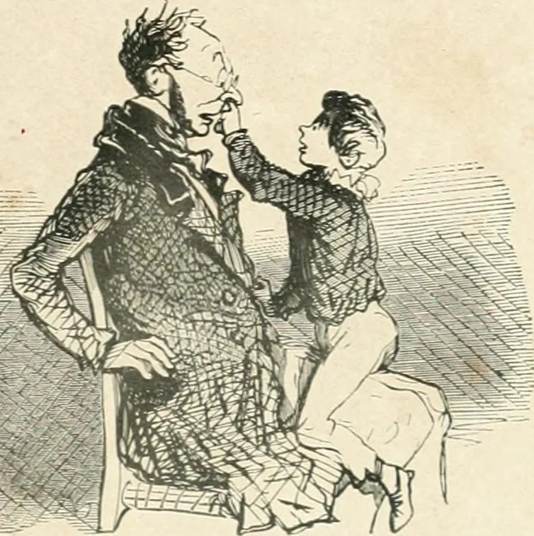 An illustration from Cham, 1853, leaf 12