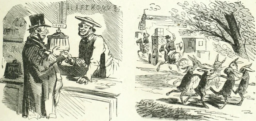 An illustration from Cham, 1853, leaf 140